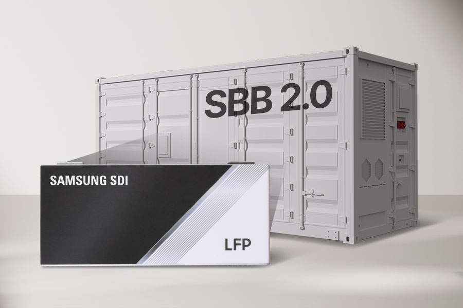[사진] LFP 배터리가 탑재된 ESS 제품 'SBB(Samsung Battery Box) 2.0